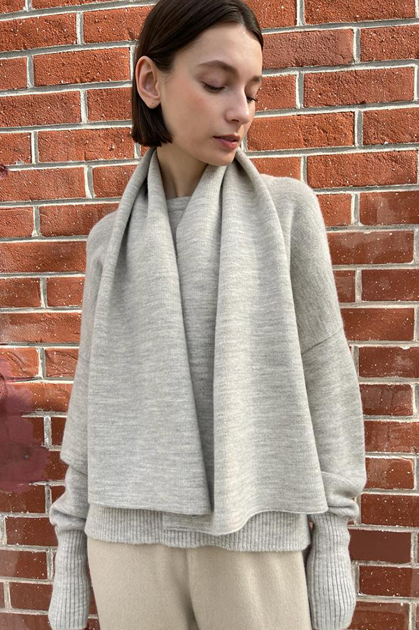Lauren Manoogian Double Knit Scarf in Carrara