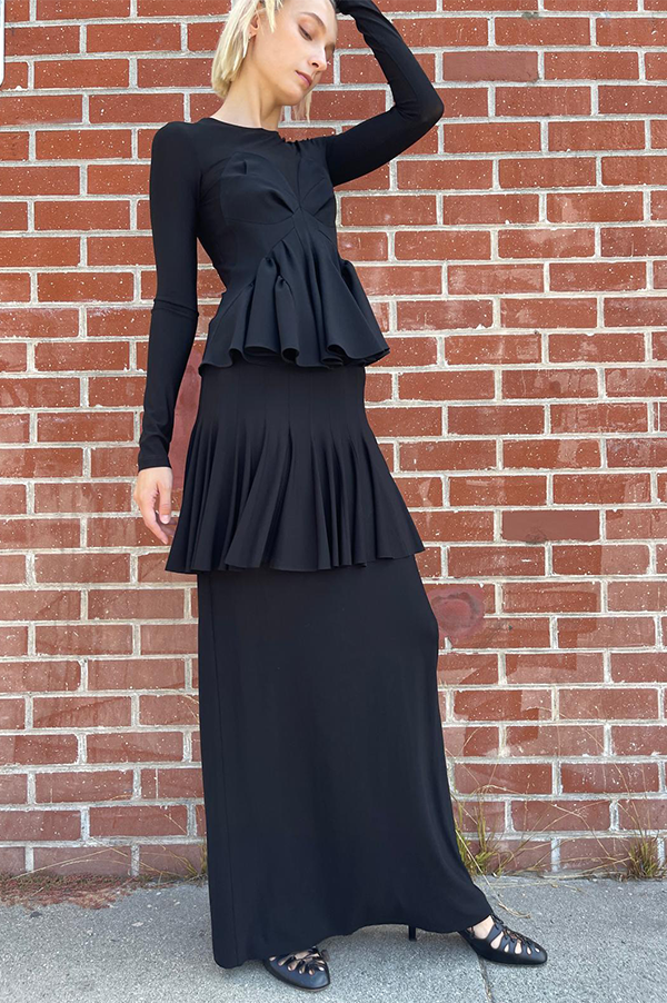 Klein Layered Skirt in Black (Sold Out) – Des Kohan
