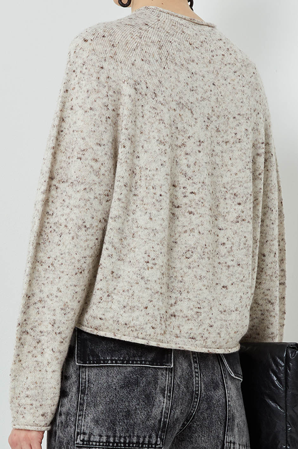 stone  SPECKLED COTTON ニット セーター Sustainable Speckle Knit Sweater – Wildflower Boutique