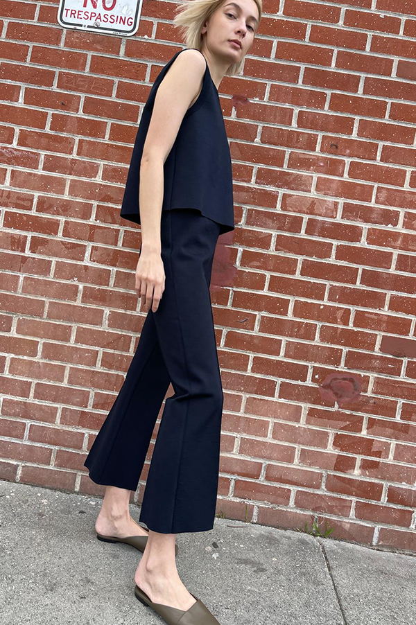 NSFW Kick Pants In Subtle Jacquard Navy – Des Kohan