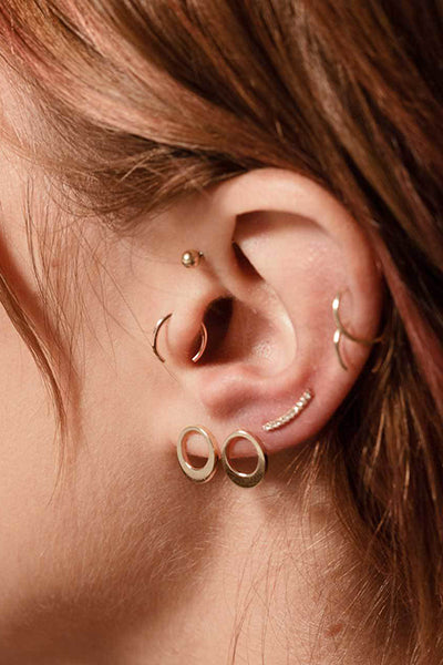 【Gabriela Artigas】14K Mini Rising Tusk Earrings 14K Mini Rising Tusk Earrings – Des Kohan
