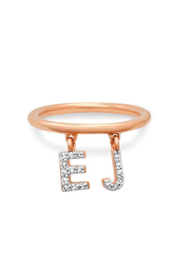 Eriness x Des Kohan Double Initial Ring