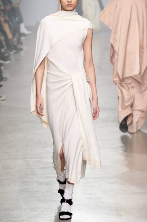 KAMAYA Draped Knit Runway Dress KAMAYA Draped Knit Runway Dress
