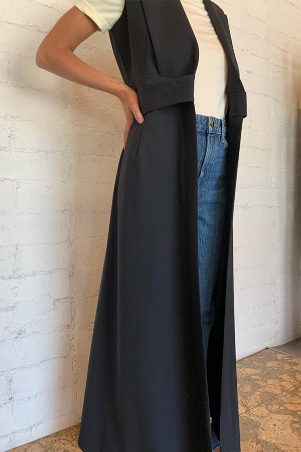 Floor length vest sale