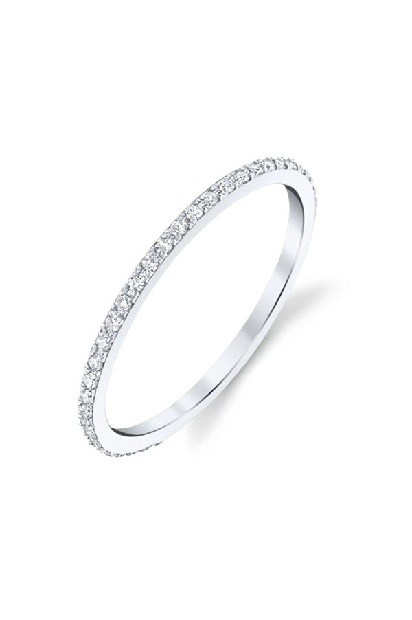 Axis Ring With White Pavé Diamonds