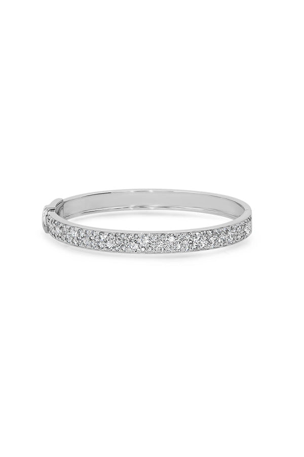 Diamond Cluster Bangle – Des Kohan Diamond Cluster Bangle – Des Kohan