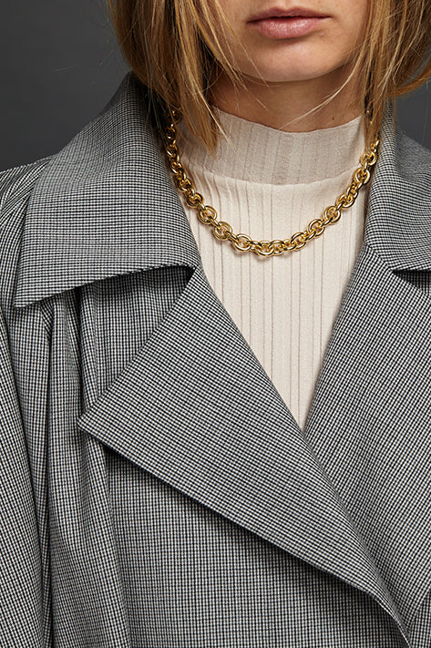 Gabriela Artigas Chain Choker in 14K Gold Plated – Des Kohan