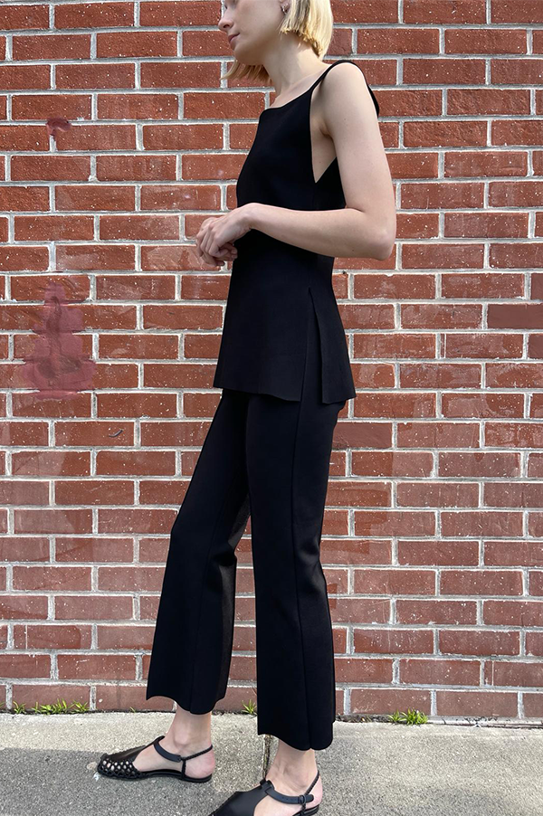 High Sport Asher Apron Top In black