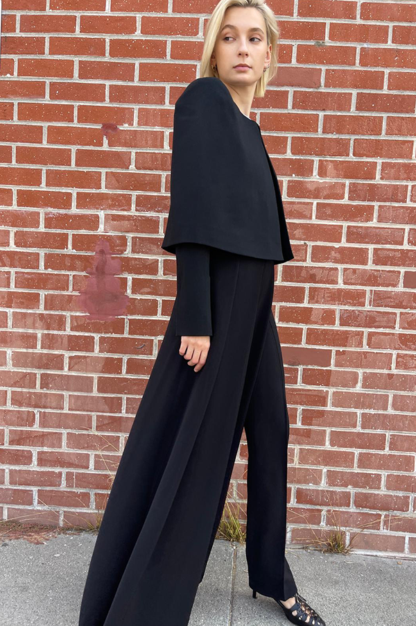 Asymmetrical Wide Pants in Black Des Kohan Asymmetrical Wide Pants in Black Des Kohan