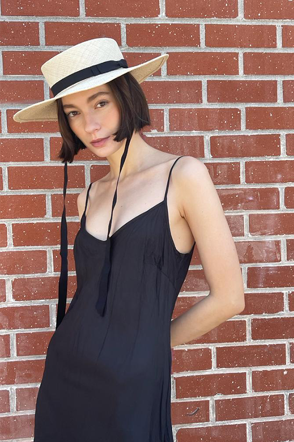 Calf-Length Bias Long Slip in Black – Des Kohan