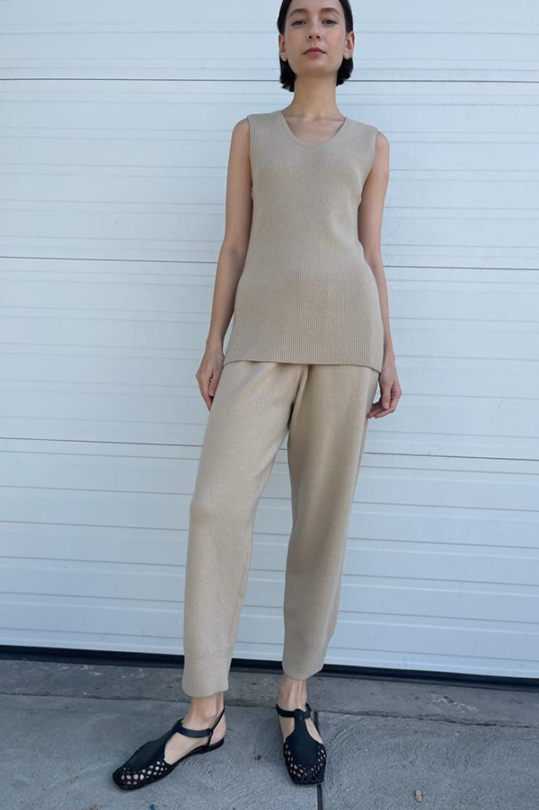 Lauren Manoogian merino wool Base pants in Antique