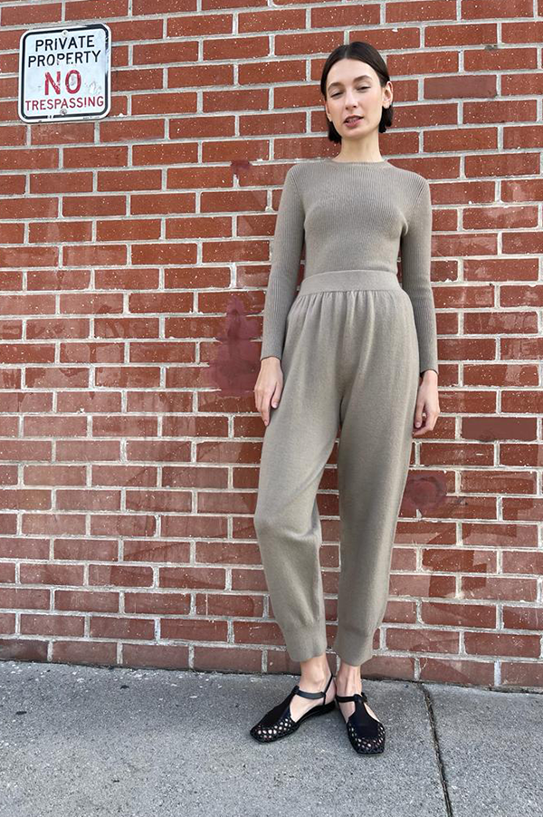 Lauren Manoogian Base Pants in Stoneware