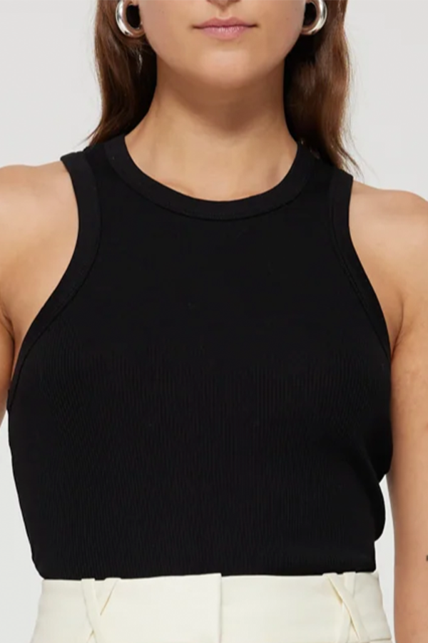 Racer Tank in Black