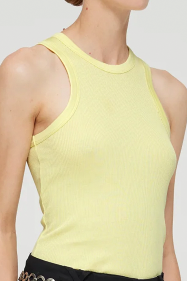 Racer Tank in Yellow