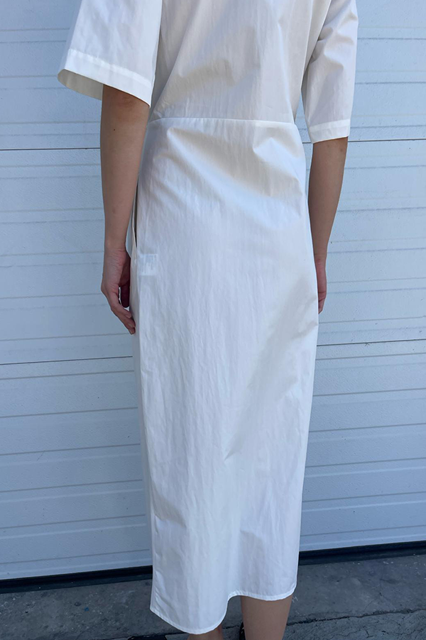 Christian Wijnants Dabika Shirt Dress in Off White