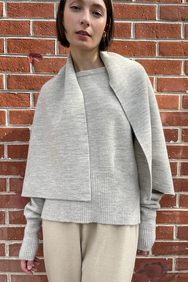 Lauren Manoogian Double Knit Scarf in Carrara