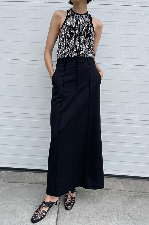 Full Length Skirt in Black
