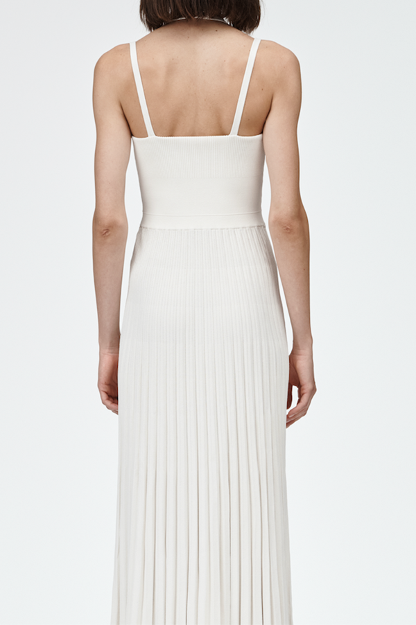 Halter Neck Dress in Ivory (Sold Out)