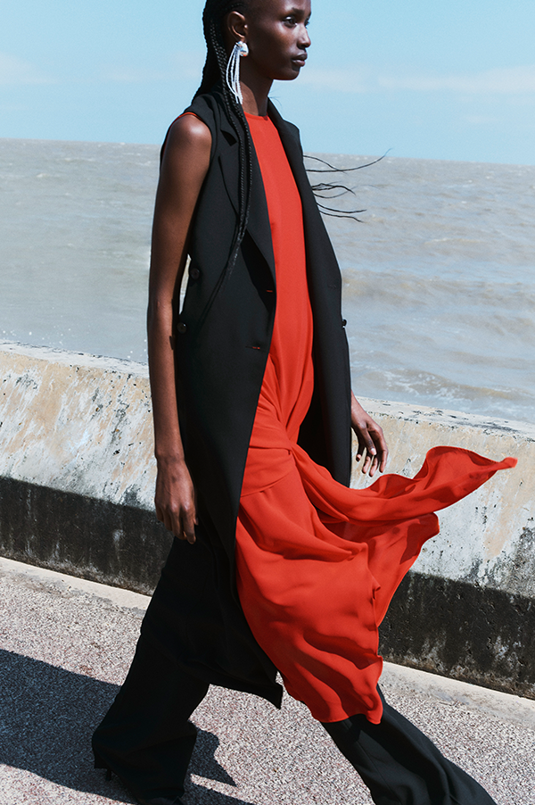 Beaufille Hari Dress in Vermillion