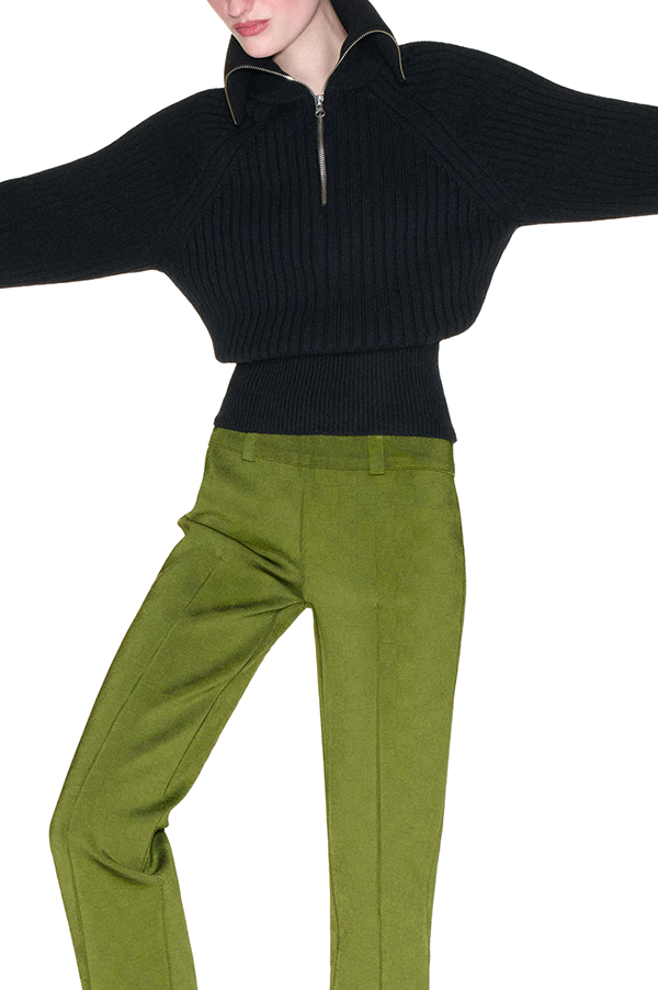 High Sport Chester Sweater. High Sport Chester Sweater Black. High Sport Chester Sweater Des Kohan. High Sport Chester Sweater Black Des Kohan. Des Kohan High Sport. Des Kohan High Sport West Hollywood. High Sport Los Angeles. High sport sweater. High sport Sweater with Logo. High Sport Sweater with zip neck collar. High Sport zip neck sweater black. 