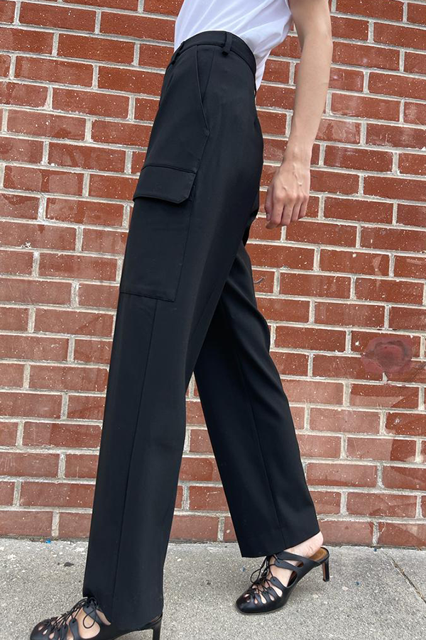 Beaufille Holt Cargo Trousers in Black