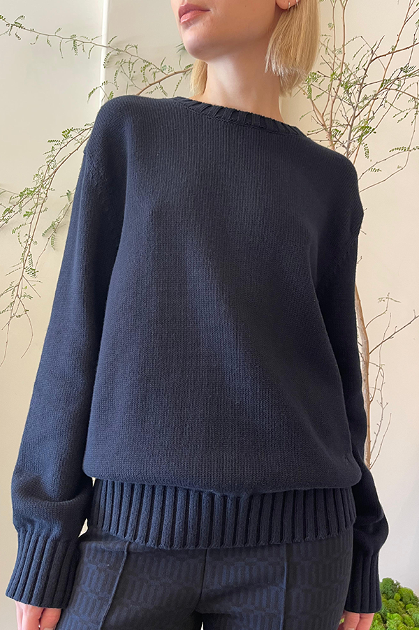 Jordan Sweater in Dark Navy