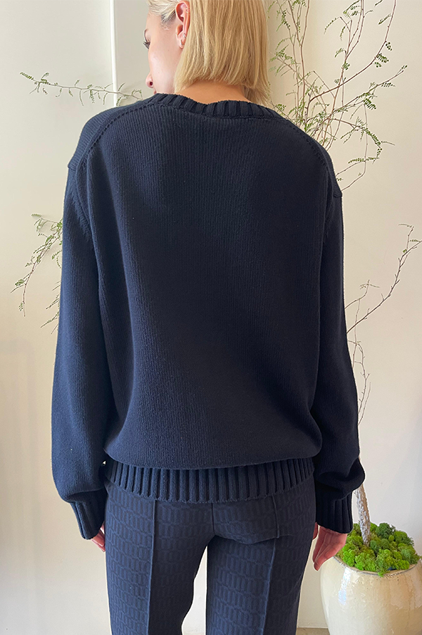 Jordan Sweater in Dark Navy