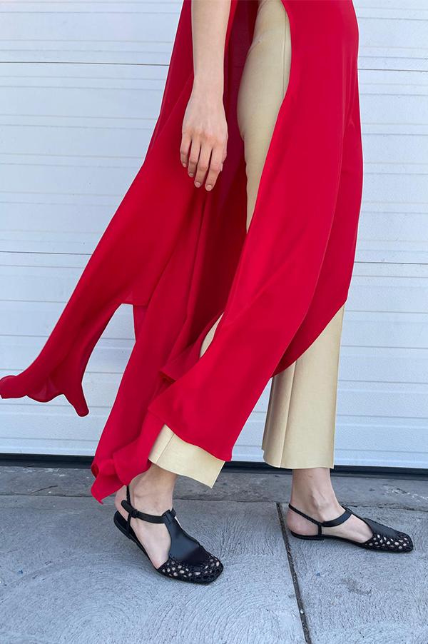 High sport kick pants in light khaki