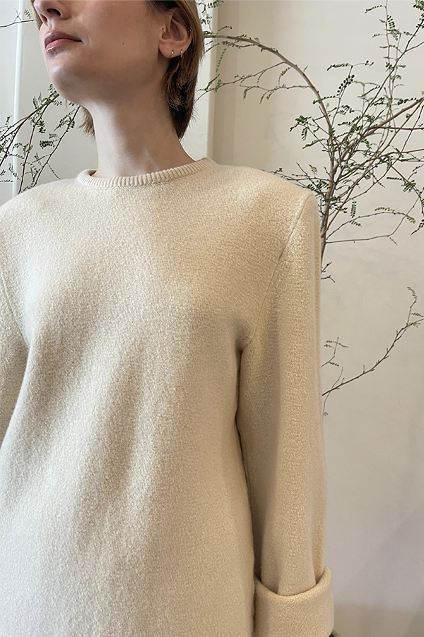 Tailored Klami Sweater in Oatmeal