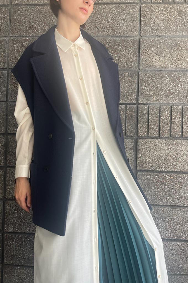 Long Shirt Dress in White