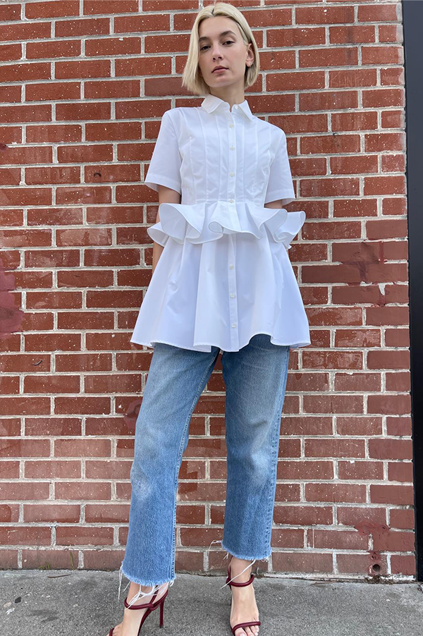 lulu white dress Lulu Mini Dress in White – Des Kohan
