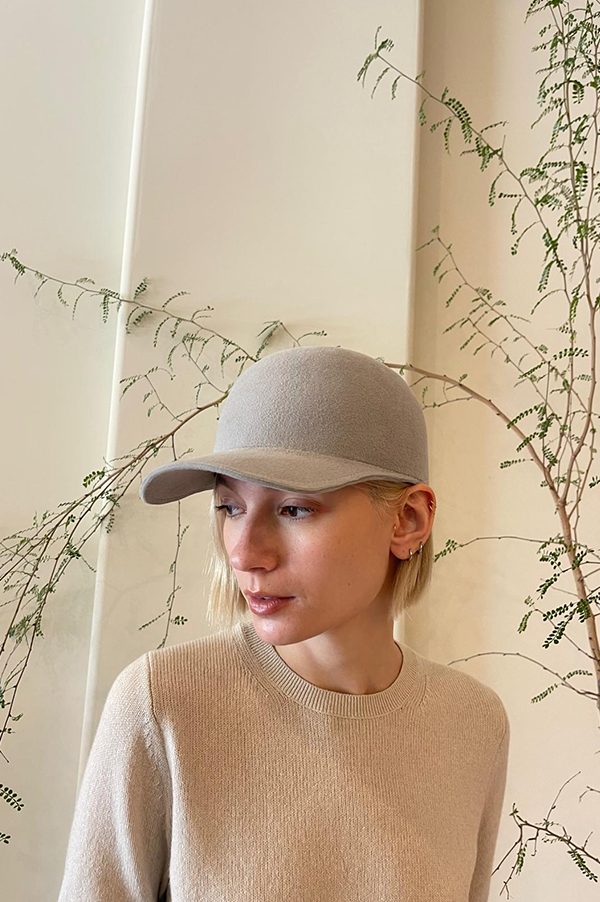 Mini Palace Cap In Light Grey