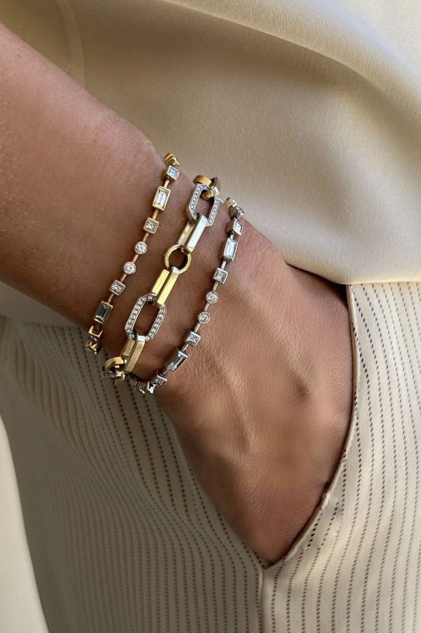 Modern tennis bracelet 2025