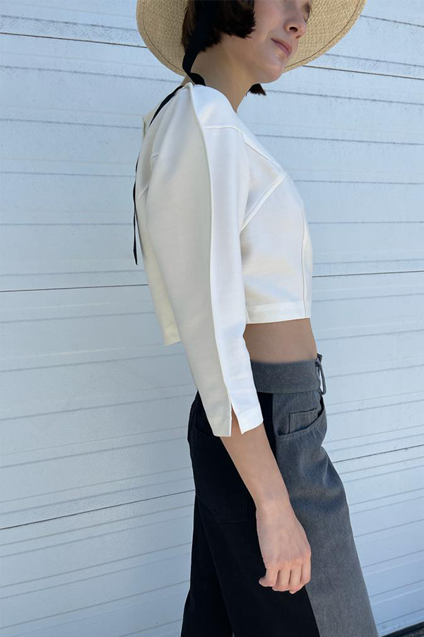  Palace Blouse in cream Chelsea Mak