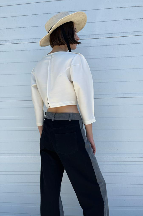  Palace Blouse in cream Chelsea Mak