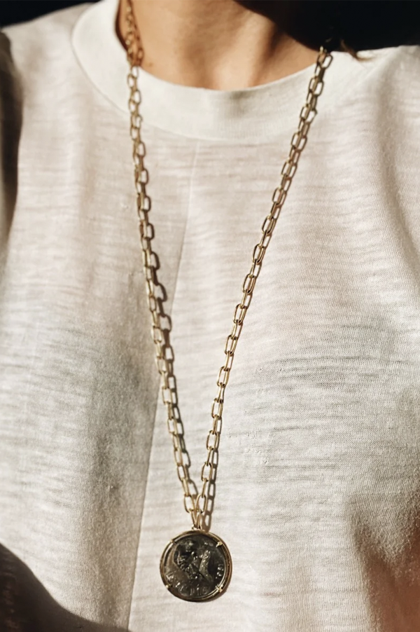 Vintage Mexican Peso Necklace