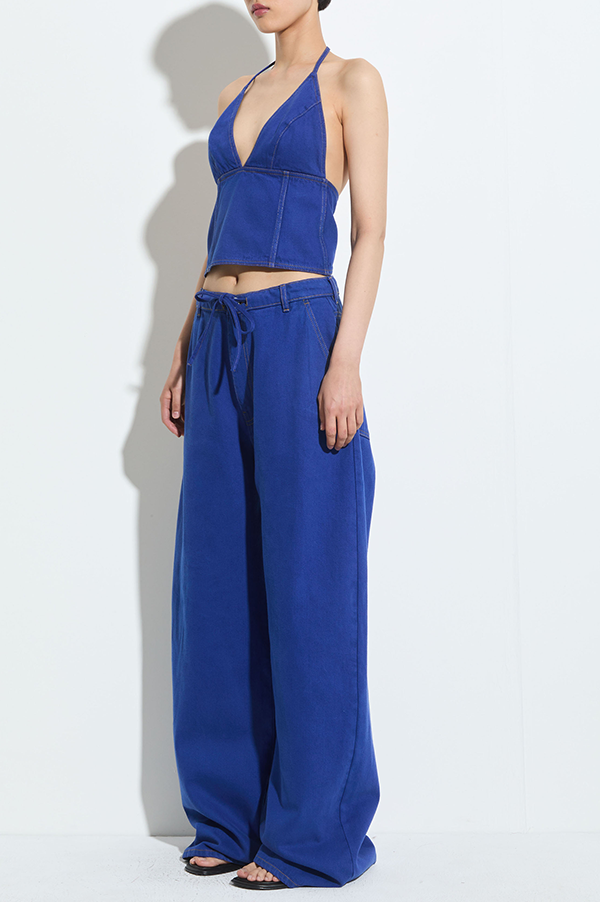 Piro Barrell Leg Jeans in Cargo Blue Denim