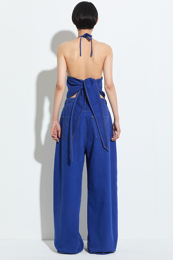 Piro Barrell Leg Jeans in Cargo Blue Denim