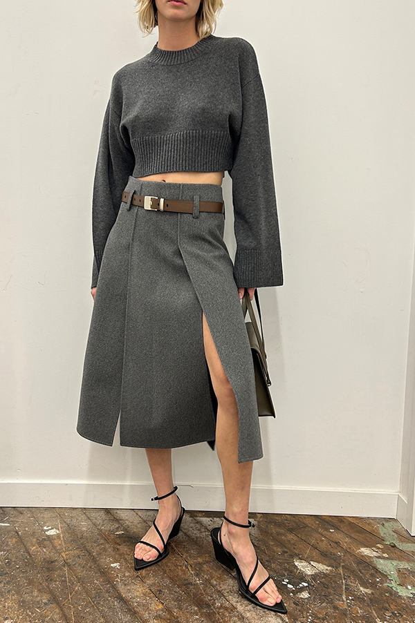 Beaufille Serra Skirt in Heather Gray