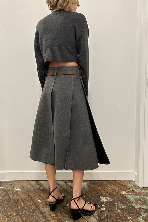 Beaufille Serra Skirt in Heather Gray