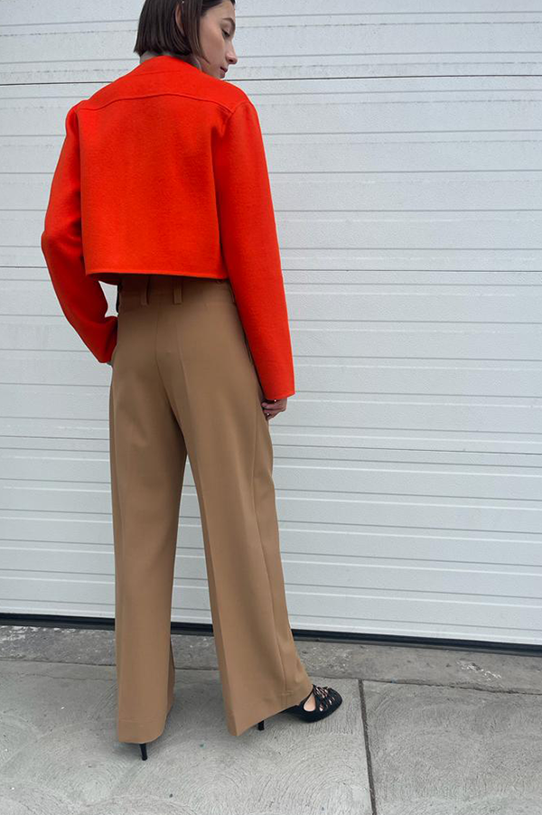 Beaufille Ulla Wide Leg Trousers in Camel