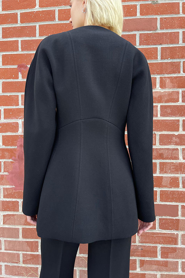 Wide Sleeve Jacket in Black