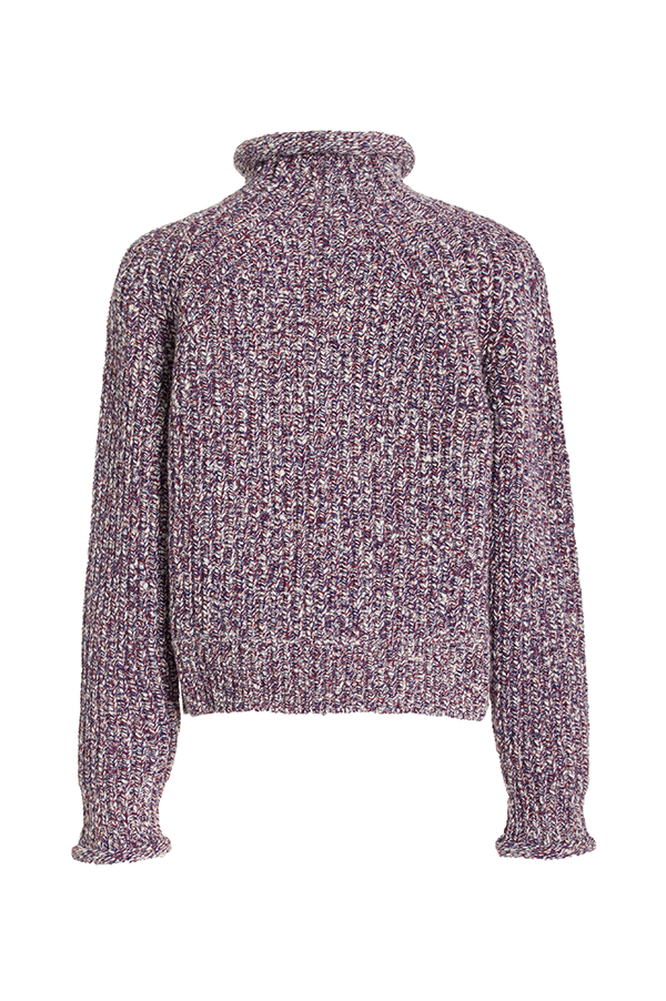 High Sport wool cashmere Glenna sweater in light marble