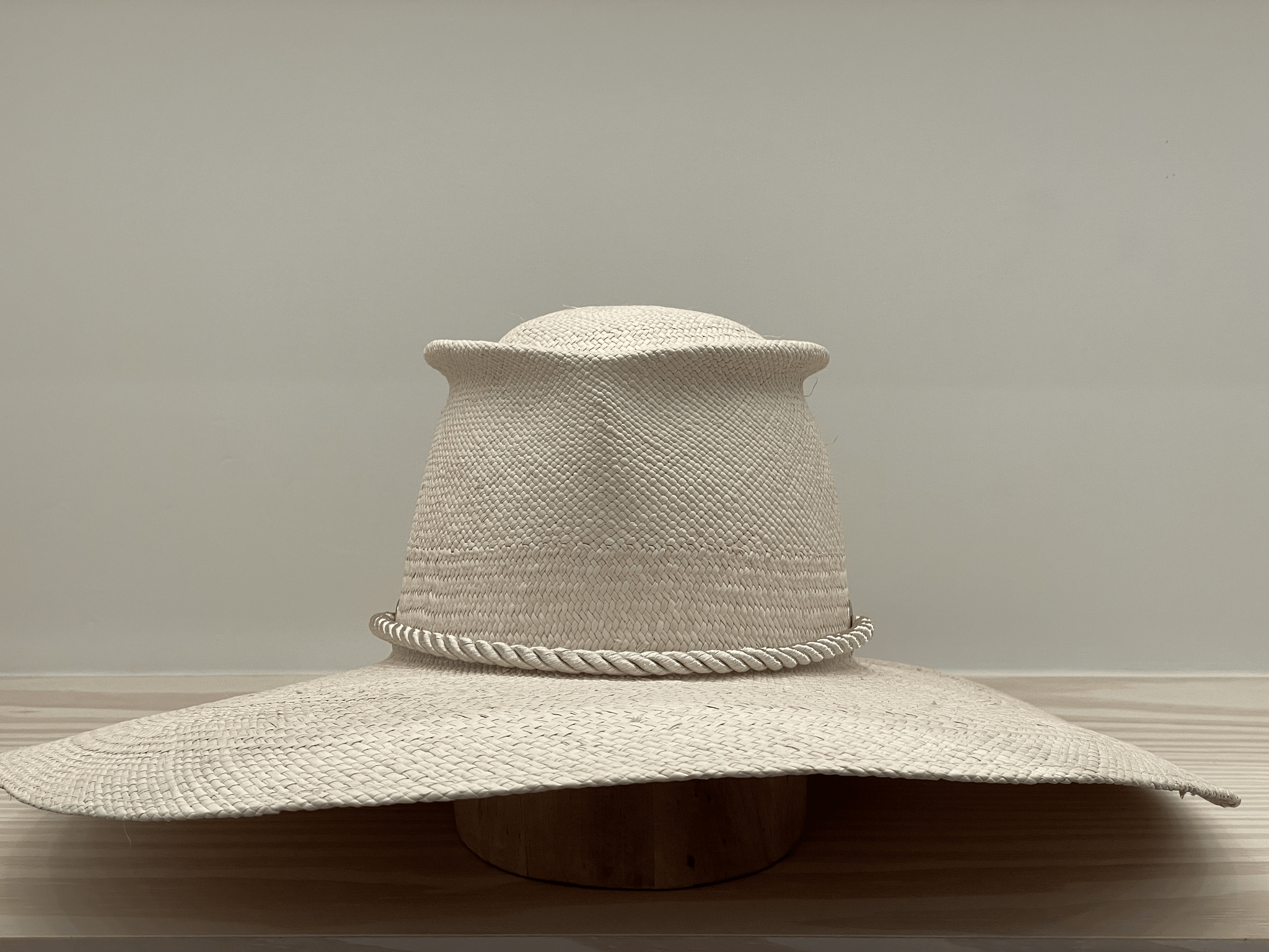 Poly Bucket Hat in Cream