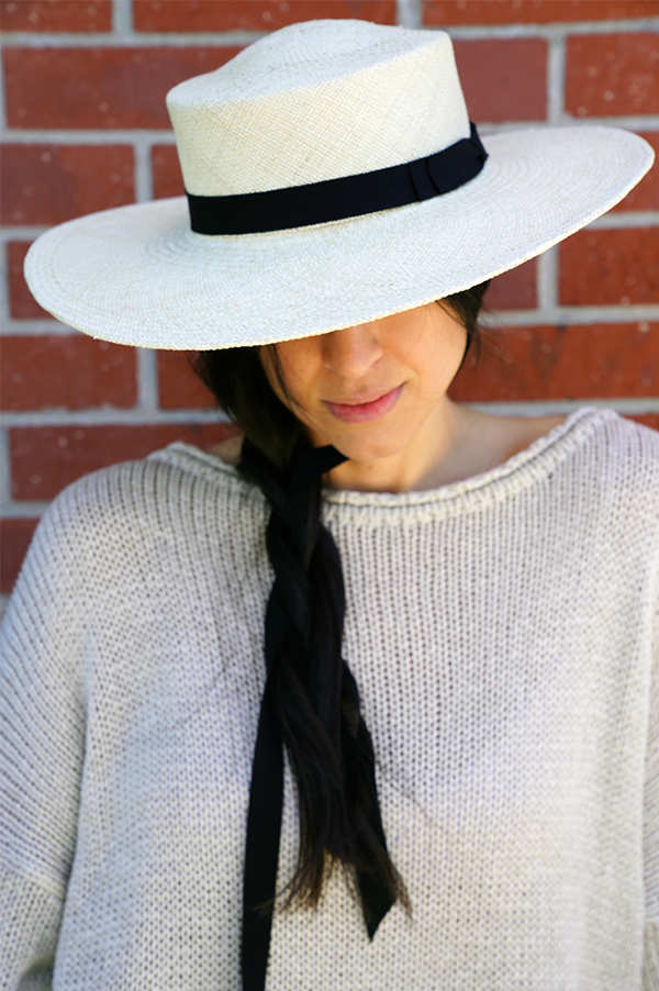 Sofia Hat in Cream with Chinstrap