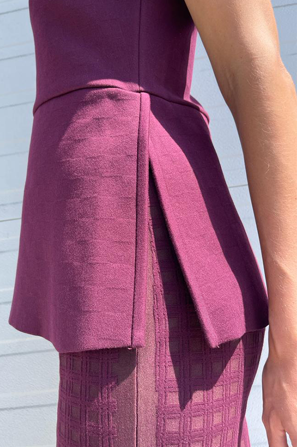 High Sport Plum Spaghetti Strap Top