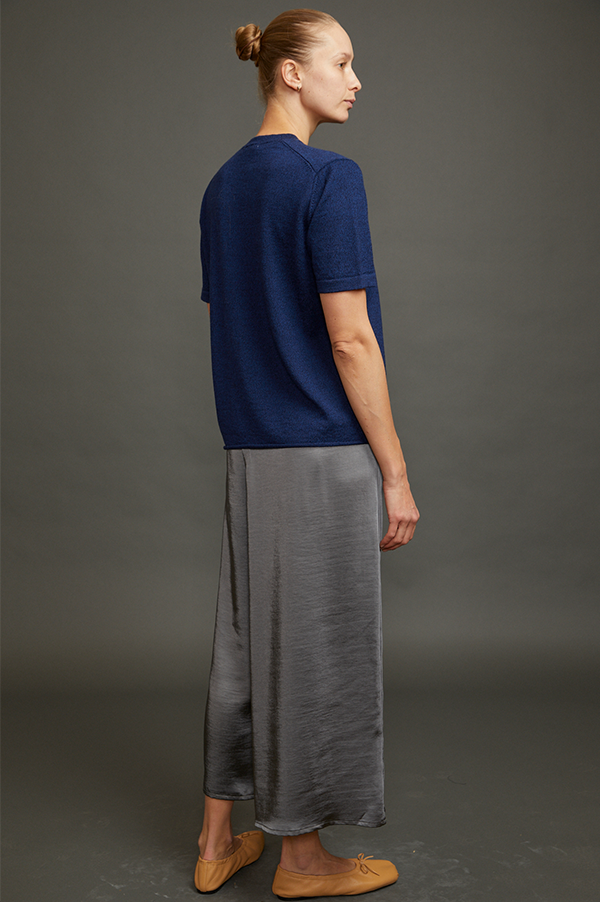 kaitly knit t shirt in blue Christian wijnants