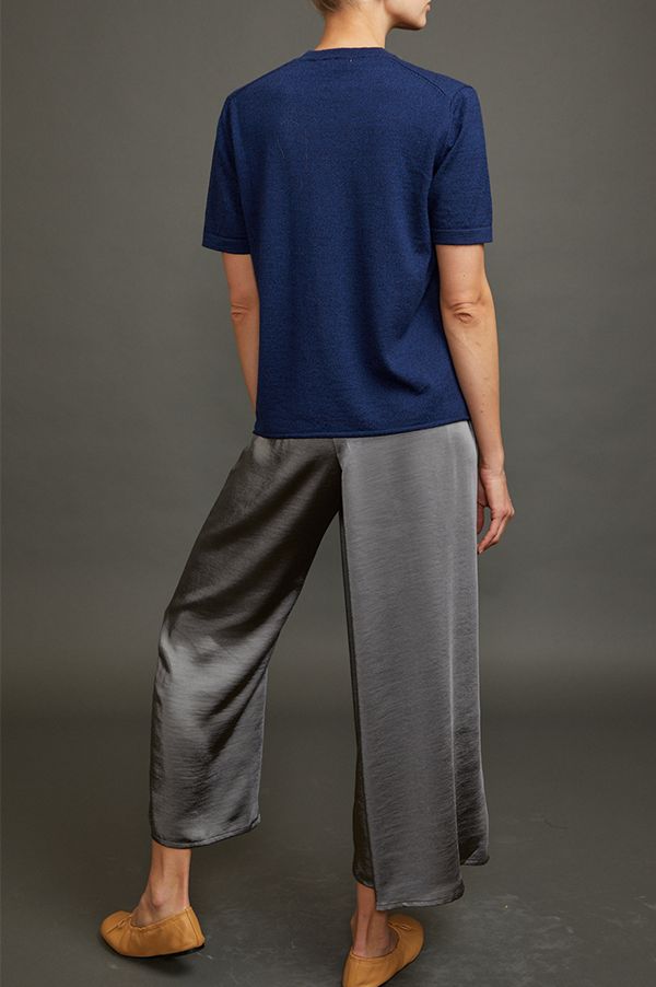 kaitly knit t shirt in blue Christian wijnants