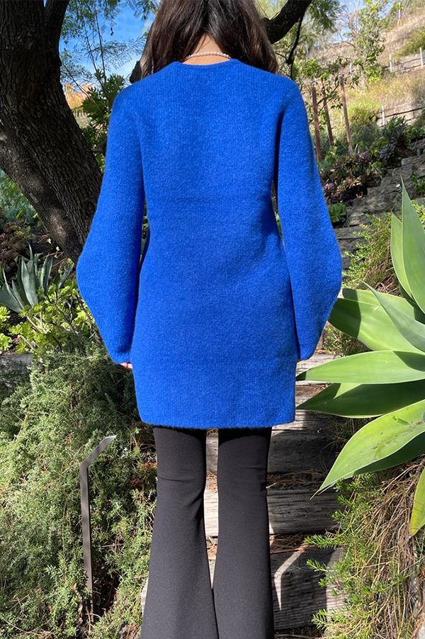 The Patch Pocket Tunic in Cobalt Blue