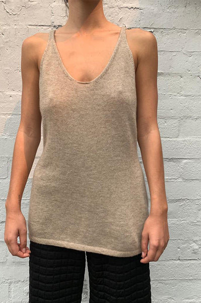 Cashmere Basic Tank Top - XS / Kashmir